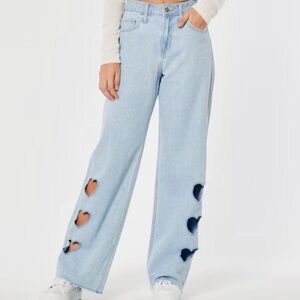 Hollister Heart Baggy Jeans